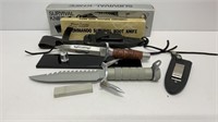 (2) Frost Cutlery survival knives, both have