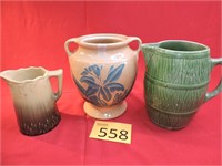Three Vintage Ceramic Pitchers