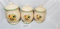 Rooster Canisters (3)