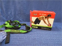 new ab wheel & excerise belt