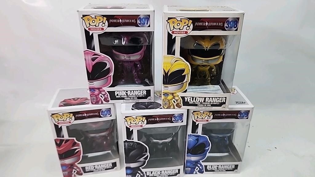 Funkio pop Power ranger lot