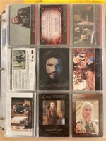 GAME OF THRONES CARDS INCL AUTOGRAPHS