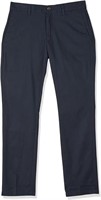 Mens Slim-Fit Wrinkle-Resistant Flat-Front Chino