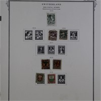 Switzerland Stamps 1913-27 Used Semi-Post CV $400+