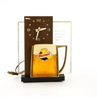 Falstaff Beer Clock Advertisement