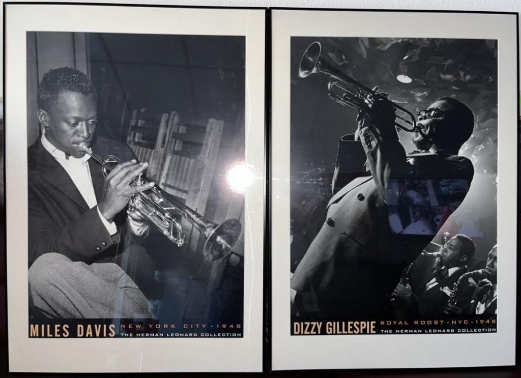 American Jazz Musicians Framed Posters