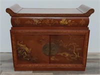 Vintage hand-painted Chinese altar cabinet