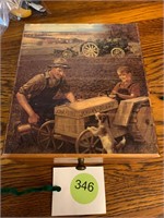 JOHN DEERE WOODEN BOX