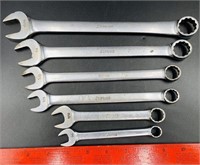 6 SnapOn Combo Wrenches