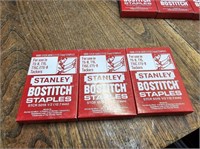 NEW Bostitch 3 Pks 1000per Pk Staples Sz 1/2in