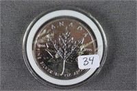1988 Canadian Silver Maple Leaf 1oz