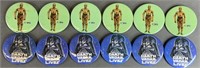 12pc 1977 Star Wars Buttons