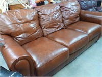 Brown Leather Couch