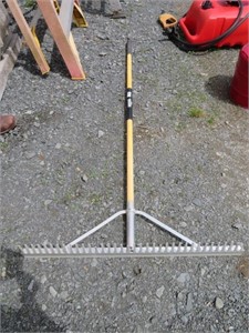 ground work alum top soil rake