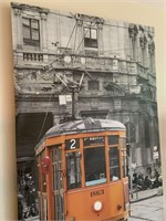 Large Art Work: Italian Tram