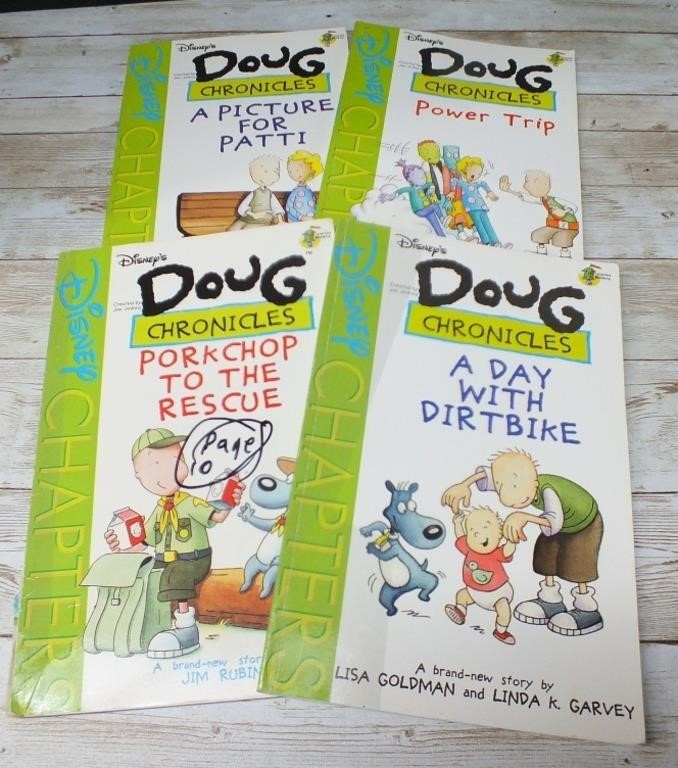 4 DISNEY'S DOUG BOOKS