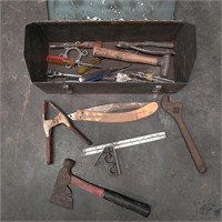 Toolbox with Assortment of Tools