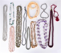 A Group of 11 Beaded Necklaces