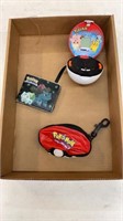 Vintage Pokémon Wallet, Poke Ball and Coin Purse