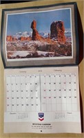 1970 Calendar Beckstead Chevron Preston Idaho