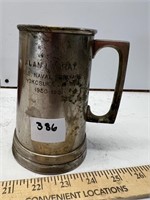 US Navel Metal Mug w/ Name & Date