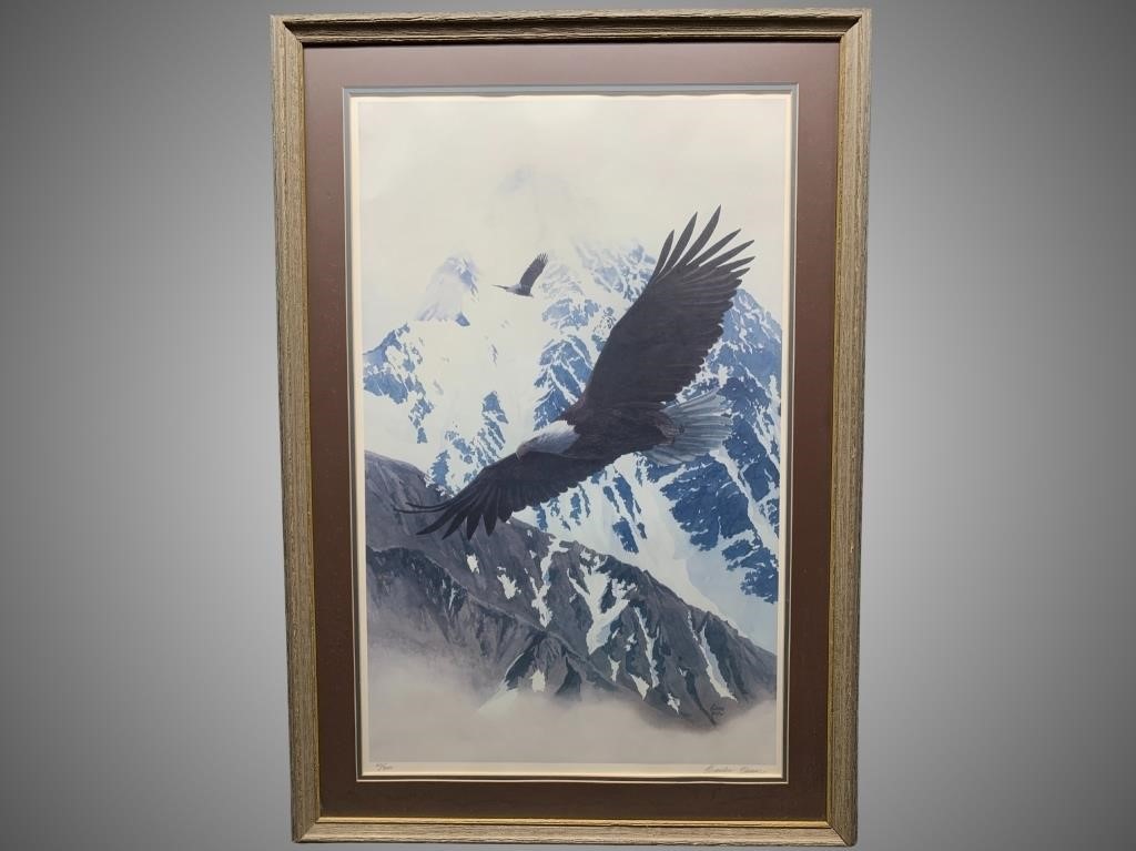 Charles Gause signed and numbered print, "Soaring"