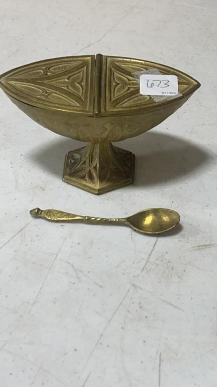 Incense Boat with Spoon