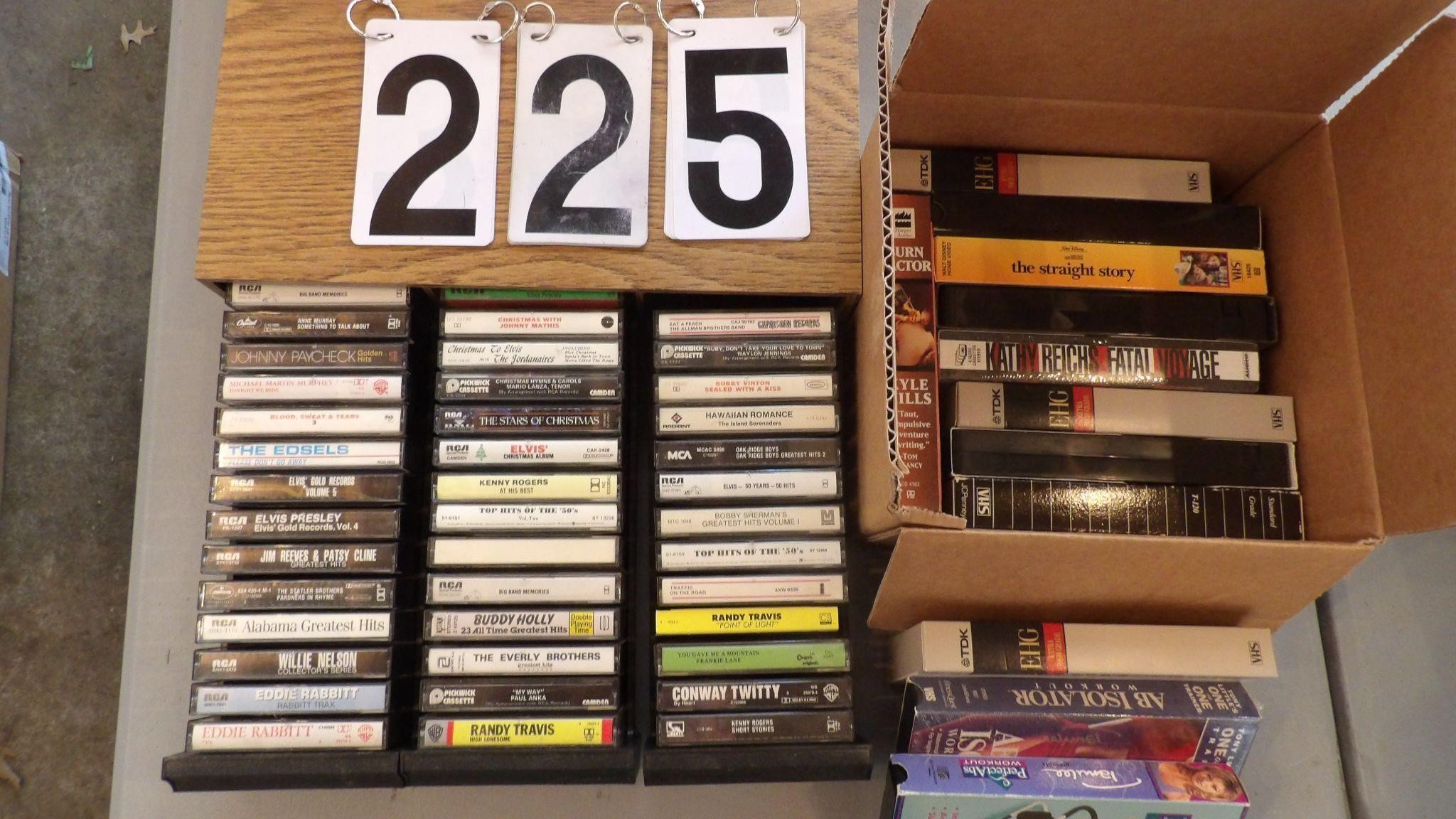 Cassette Tapes and VHS Tapes