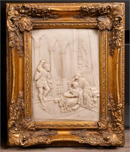 A Cameo Plaque in Frame