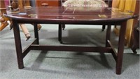 MAHOGANY BUTLERS TRAY STAND -REMOVABLE TRAY
