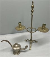 Mixed Metal Candle Holder Lot