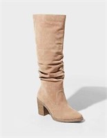 UNIVERSAL THREAD BOOTS TAUPE LONG SIZE 6 $45