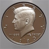 PROOF KENNEDY HALF DOLLAR-1983-S