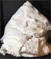 Ivory Chenille Bedspread