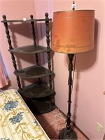 Lamp and Corner Shelf  B2-2