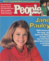 Jane Pauley signed People magazine