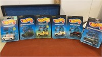 6 New Hot wheels on card