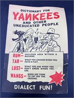 Dictionary for Yankees