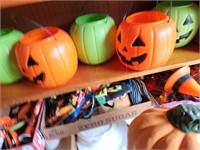 Plastic Jack-o-lantern Candy Buckets