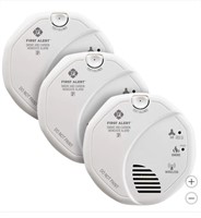 3pk First Alert Carbon Monoxide Smoke Detector $99