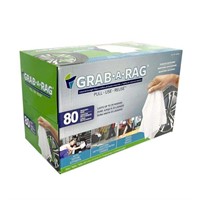 80-Pc Grab-A-Rag Washable Microfibre Rags