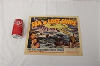 1950s Sea of Lost Ships Lobby Card ~ 14" x 11"