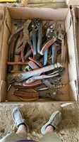 Assorted Pliers, Snips and more