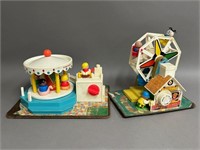 Pair of Vintage Fisher Price Carnival Toys
