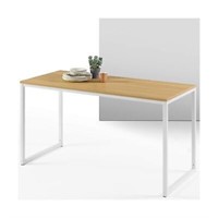 ZINUS Jennifer 55 Inch White Frame Desk / Computer