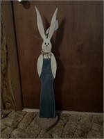 Wooden bunny decor