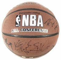 Nba All Conference Autographed Basketball
