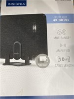 INSIGNIA AMPLIFIED THIN HDTV ANTENNA RETAIL $40