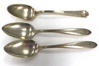 (3) Sterling Silver Spoons