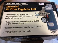 Industrial air filter regulator unit
